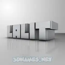 lalit in White Metro style - 3D name wallpaper