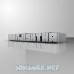 manjishtha in White Metro style - 3D name wallpaper