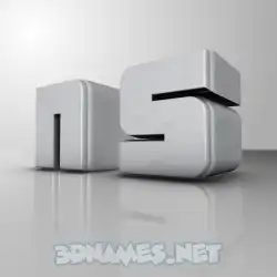 n s in White Metro style - 3D name wallpaper