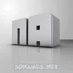 na in White Metro style - 3D name wallpaper