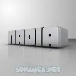 nadia in White Metro style - 3D name wallpaper