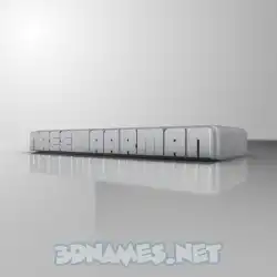 naeemaarman in White Metro style - 3D name wallpaper