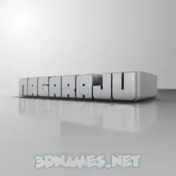 nagaraju in White Metro style - 3D name wallpaper