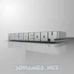 nagareddy in White Metro style - 3D name wallpaper