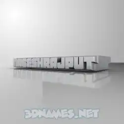 nageshrajput in White Metro style - 3D name wallpaper