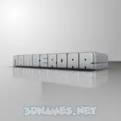 namberdar in White Metro style - 3D name wallpaper