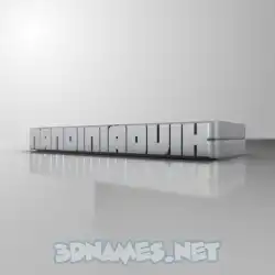 nandiniadvik in White Metro style - 3D name wallpaper
