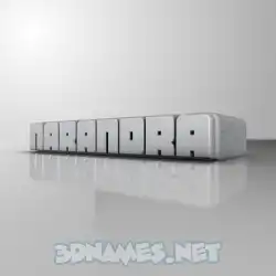 narandra in White Metro style - 3D name wallpaper