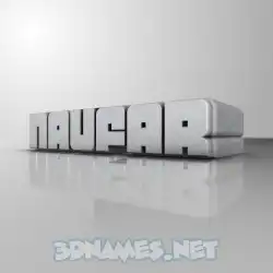 naufar in White Metro style - 3D name wallpaper