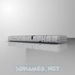 nazninwalapkar in White Metro style - 3D name wallpaper