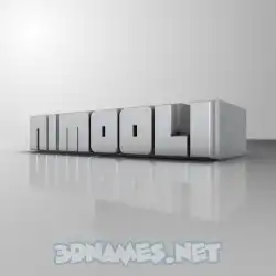 nimooli in White Metro style - 3D name wallpaper