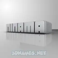 ninama in White Metro style - 3D name wallpaper