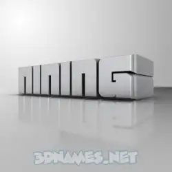 nining in White Metro style - 3D name wallpaper