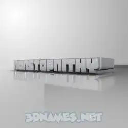 nonstopnithy in White Metro style - 3D name wallpaper