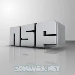 nsf in White Metro style - 3D name wallpaper