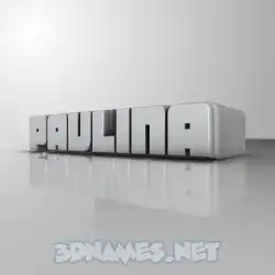 pavlina in White Metro style - 3D name wallpaper