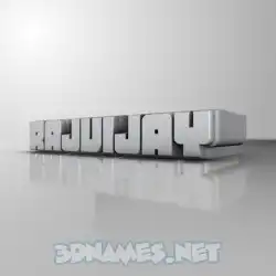 rajvijay in White Metro style - 3D name wallpaper