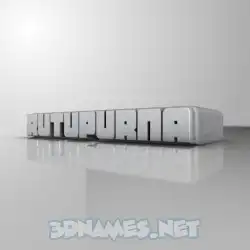 rutupurna in White Metro style - 3D name wallpaper