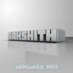 sakshith in White Metro style - 3D name wallpaper