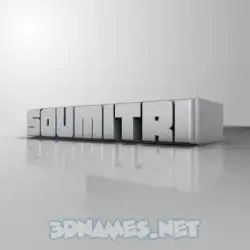 soumitri in White Metro style - 3D name wallpaper