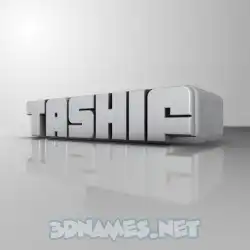 tashif in White Metro style - 3D name wallpaper