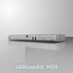 thakurrajatsingh in White Metro style - 3D name wallpaper