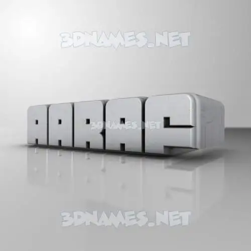 aaraf in White Metro style - 3D name wallpaper