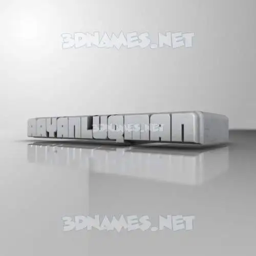 aayanluqman in White Metro style - 3D name wallpaper
