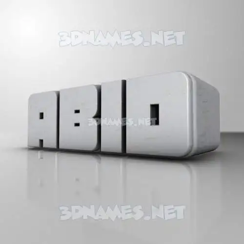 abid in White Metro style - 3D name wallpaper