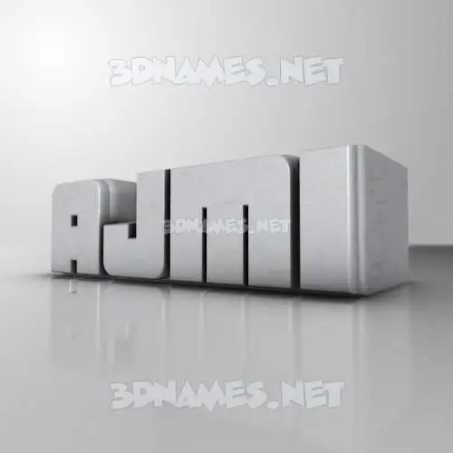 ajmi in White Metro style - 3D name wallpaper