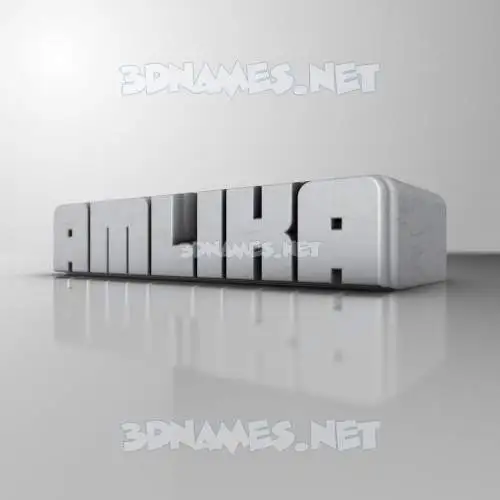 amlika in White Metro style - 3D name wallpaper amlika in White Metro style - 3D name wallpaper