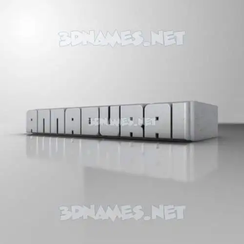 annadurai in White Metro style - 3D name wallpaper