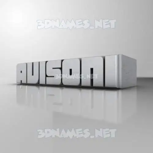 avisoni in White Metro style - 3D name wallpaper avisoni in White Metro style - 3D name wallpaper