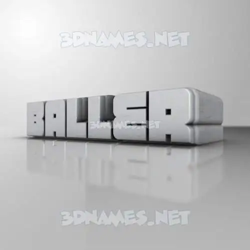 baller in White Metro style - 3D name wallpaper baller in White Metro style - 3D name wallpaper
