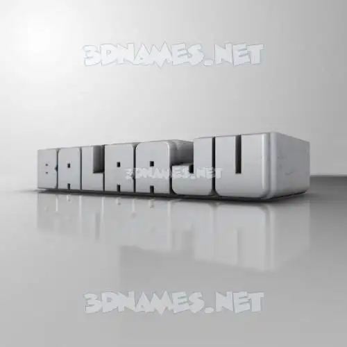 balraju in White Metro style - 3D name wallpaper