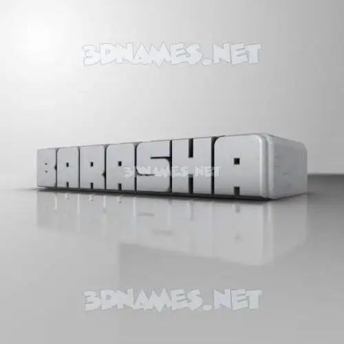 barasha in White Metro style - 3D name wallpaper barasha in White Metro style - 3D name wallpaper