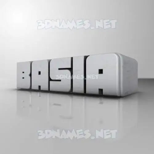 basia in White Metro style - 3D name wallpaper basia in White Metro style - 3D name wallpaper