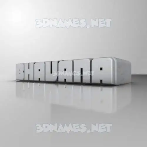 bhavana in White Metro style - 3D name wallpaper