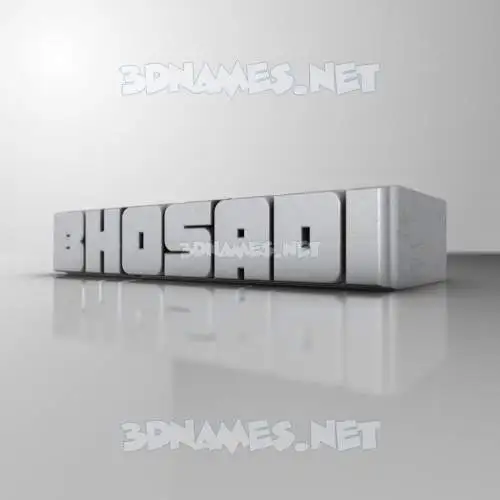 bhosadi in White Metro style - 3D name wallpaper bhosadi in White Metro style - 3D name wallpaper