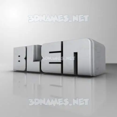 blen in White Metro style - 3D name wallpaper blen in White Metro style - 3D name wallpaper