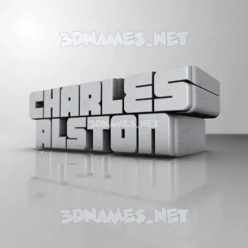 charles alston in White Metro style - 3D name wallpaper charles alston in White Metro style - 3D name wallpaper