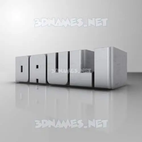 dauli in White Metro style - 3D name wallpaper dauli in White Metro style - 3D name wallpaper