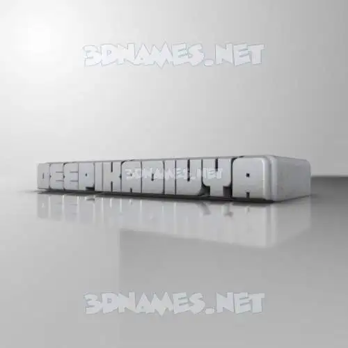 deepikadivya in White Metro style - 3D name wallpaper