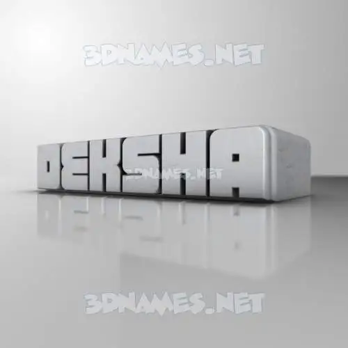 deksha in White Metro style - 3D name wallpaper deksha in White Metro style - 3D name wallpaper