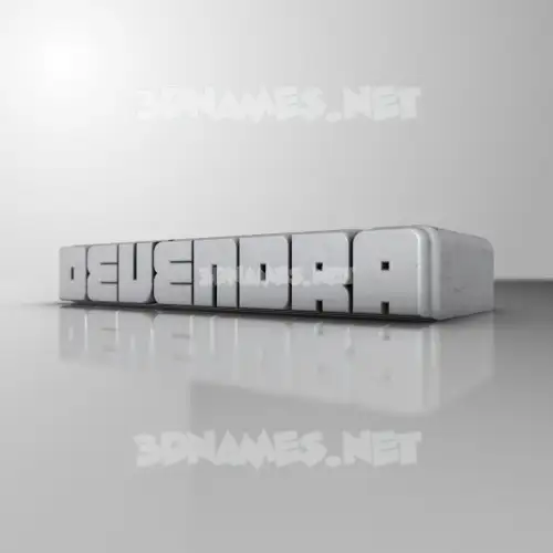 devendra in White Metro style - 3D name wallpaper