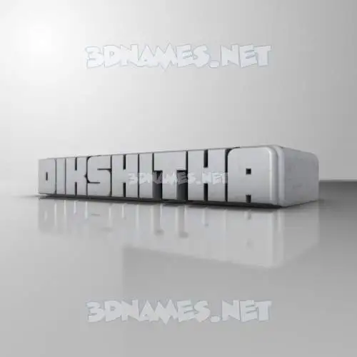 dikshitha in White Metro style - 3D name wallpaper dikshitha in White Metro style - 3D name wallpaper