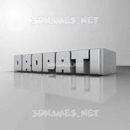 dropati in White Metro style - 3D name wallpaper dropati in White Metro style - 3D name wallpaper