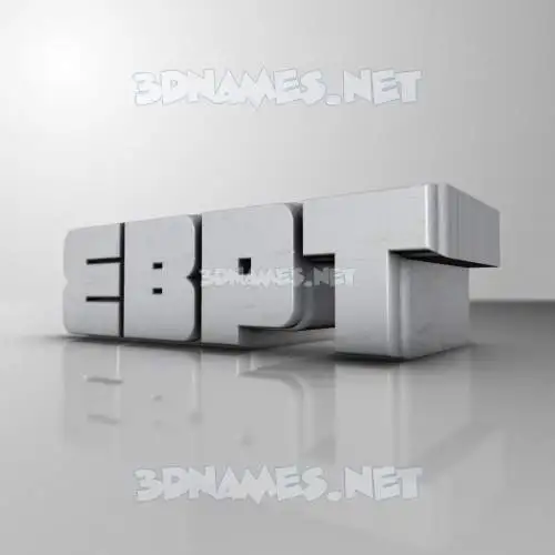 ebpt in White Metro style - 3D name wallpaper ebpt in White Metro style - 3D name wallpaper