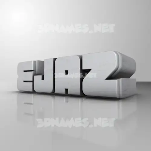 ejaz in White Metro style - 3D name wallpaper ejaz in White Metro style - 3D name wallpaper