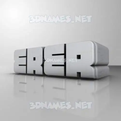 erer in White Metro style - 3D name wallpaper erer in White Metro style - 3D name wallpaper